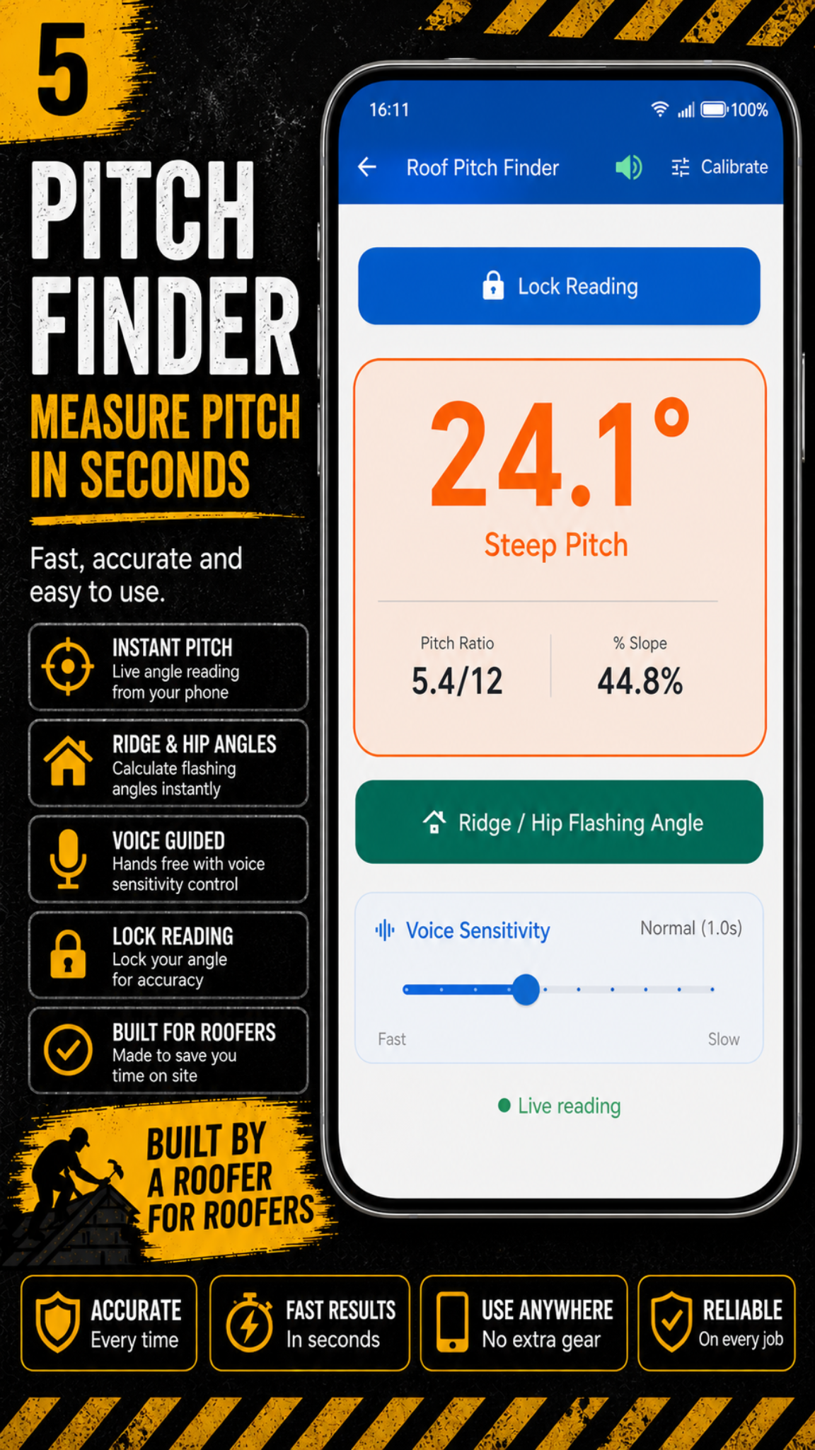 Roof Profile & Tile Finder app screenshots